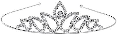 Wedding Party Crown Rhinestone Crystal Bride hair Accessory Wedding Tiaras Headband Sliver Tiara
