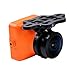 RunCam Swift 2 FPV Camera Integrated OSD MIC, 600TVL DC 5-36V WDR NTSC Full Size Cam for FPV Drone and RC Hobbies, Orange (US-OWLPLUS-OR)
