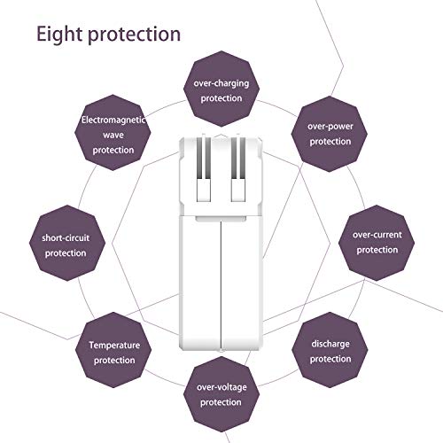 image for Oriflame Magsafe 2 Magnetic T-Tip Power Adapter,Charger for Apple MacB