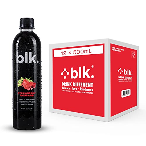 blk. Natural Mineral Alkaline Water, Strawberry