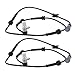 AUTEX 2PCS ABS Wheel Speed Sensor Front Left & Right ALS1169 compatible with Land Rover Discovery 1999 2000 2001 2002 2003 2004 4.0L 4.6L