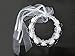 YoumeHome Wedding Flower Girl Headpiece Floral Crown to Match Flower Girl Dress (White)