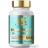 Neuropathy Support, Natural Nerve Supplement, Nerve Savior for Neuropathy with Pure Alpha Lipoic Acid, Fortify Nerves in Hands, Neck, Feet & Toes - 120 Capsules | 40-Day Supply