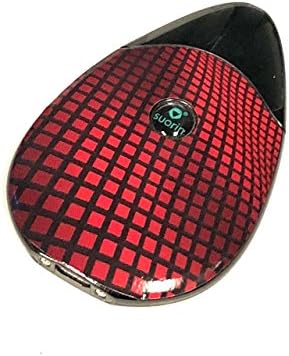Suorin Drop Mod Skin Red Wavy Grid by Jwraps (Suorin Drop Mod Skin Red Wavy Grid by Jwraps)