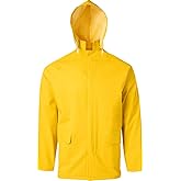 Ironwear 9210 Rain Jacket with Corduroy Collar and Detachable Hood