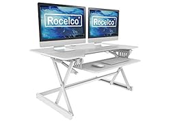 Rocelco 40" Large Height Adjustable Standing Desk