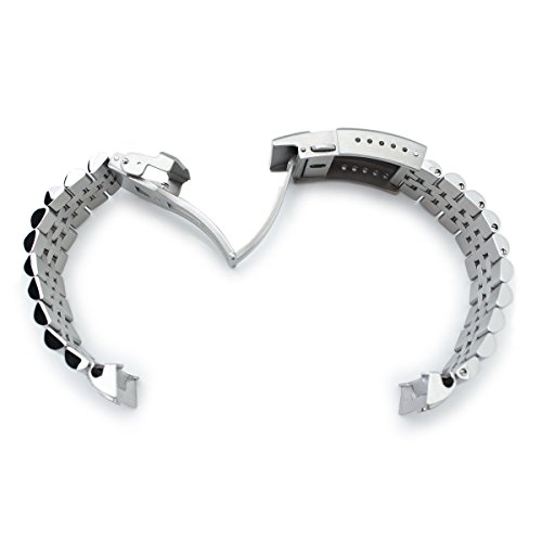 22mm Super Jubilee 316L Stainless Steel Watch Band for Seiko