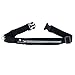 Running Belt (Large) with Personal Alarm for Runners Safety Including Flexible and Stretchy Waist Pack for iPhone/ Smartphone, Keys and Belongings (Patent Pending)