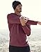 Champion Men's Double Dry Long Sleeve Tee, Black Heather, XL