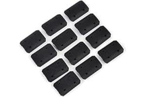 Hannahcos Tactical Polymer Rail Compatible with MLOCK 12 Pack in Black