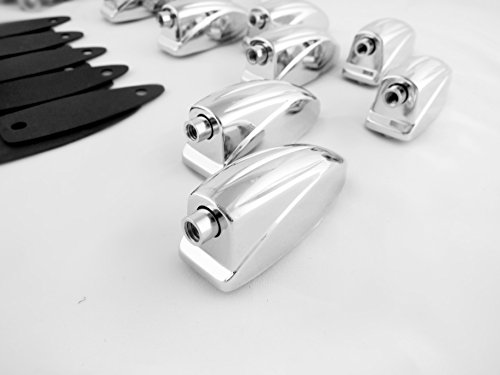 10 Single End Bass Drum Lugs without Mounting Screws - Thumbnail 4