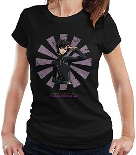 SHGNKSG Lelouch Lamperouge Retro Japanese Code Geass Women's T-Shirt
