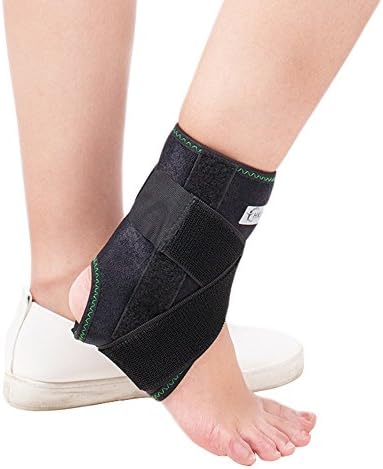 Ankle Stabilizers, Open-Heel, Adjustable Support - Stabilizing Straps form complete figure-eight to protect and support ankle fit left or right foot