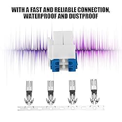 4 Pin Radio Power Cable Cord Connector for IC-7000