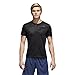 adidas Men's Running Response Short Sleeve Tee, Black, Large