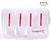 TravelBuddy Travel Bottles, 4 Pack Silicone Leakproof Refillable Squeezable 3 Fl.oz Containers, TSA Carry-on Approved in Clear Toiletry Bag