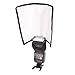Foto4easy Foldable Universal Flash Diffuser Snoot Reflector Lambency For Canon Nikon (Large Size)