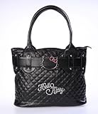 Hello Kitty Handbag Tote Shopping Hand Bag Black