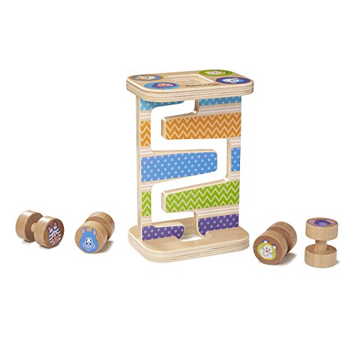 Melissa & Doug Safari Zig-Zag Tower Early Development Toy