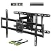 USX MOUNT Full Motion TV Mount Wall Bracket with Articulating Arms for 42"-80" Flat Screen LED LCD 4K TV, Tilt Swivel TV Mounts with Max VESA 600x400mm, Weight Capacity 99lbs Up to 24" Wood Stud