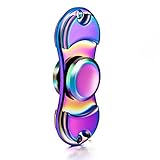 DSSY Metal Rainbow Color Hand Spinner High Speed EDC Fidget Toys for Relieving ADHD, Anxiety, Stress and Boredom (F Multicolor)