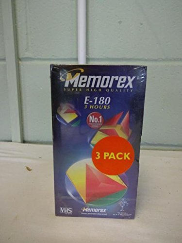 Memorex E180 Blank Tapes