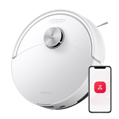 Q10 S5 Saugroboter mit Wischfunktion, 10.000 Pa HyperForce Saugkraft, Dual Anti-Tangle System, Auto Lifting Mopping, Ideal für Tierhaare, Teppiche, Hartböden (Weiß)
