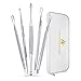 InstaSkincare Blackhead and Blemish Remover Tool Kit - Esthetician Skin Care Set for Facial Acne - Easily Cure Pimples, Blackheads, Comedones, Acne, and Facial Impurities