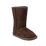 LINK GE49 Girl's Mid Calf Pull-On Style Winter Snow Boots
