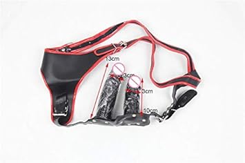 Neue Sex Toys Dildo Höschen mit 2pcs weichen (anal und Vagina) weiblichen Adjustbale gummierten Dildos Panty Farbe Hosen Shor