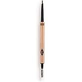 Charlotte Tilbury Brow Cheat Eyebrow Pencil - Refillable Micro-Precision Brow Pencil with Angled Tip for Natural Hair-Like Strokes - 16-Hour Wear, Waterproof, Vitamin E + Carnauba Wax