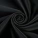 BALICHUN 2 Panels 99% Blackout Curtains Thermal Insulated Windows Curtains with Grommets Darken Drapes for Bedroom/Living Room (Black W52 x L63)
