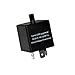 GP Thunder GP-CF13 3-Pin Car Flasher Relay with Adjustable Flash Speed Interval (Fix LED Light Hyper Blink Flash)
