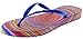 Showaflops Womens' Antimicrobial Shower & Water Sandals for Pool, Beach, Dorm and Gym - Swirl 7/8