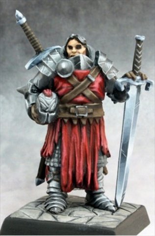 Reaper Miniatures 60160 Pathfinder Series Mendevian Crusader Miniature