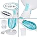 Greatwill Steamer for Clothes, 1500W Handheld Garment Steam Iron， Powerful Clothes Wrinkle Remover, 10s Ultrafast Heat, Portable Travel Steamer for Travel with Adapter (Blue Whit)