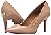 Calvin Klein Women's Gayle Metallic Stingray Pump, Desert Sand, 7.5 Medium US