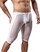 Minaso Men's Fitness Mesh Shorts Yoga Capris See Through Jammer Swimsuit Beachwear