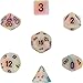 Chessex Dice: Polyhedral 7-Die Festive Dice Set - Circus w/black