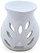HOME DECOR - Oil Diffuser White Ceramic Tealight Oil Aroma Lamp - 3.8