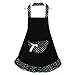Hyzrz Womens Ladies Fancy Maid Set Apron, Type 1, Bowknot