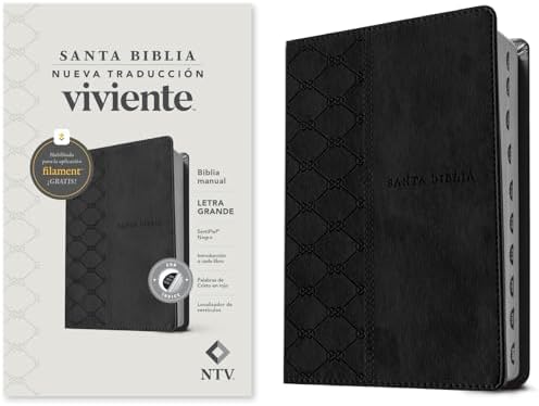 Biblia valor prémium NTV con Filament (SentiPiel, Café) (Spanish