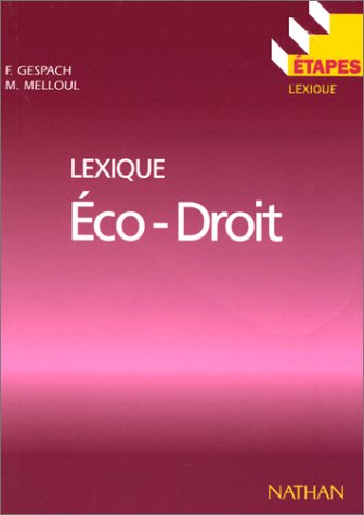 Lexique, éco-droit