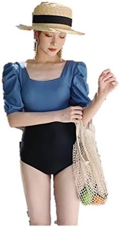 Amazon Swimwear Hikari オシャレ上品パフスリーブ ワンピース水着 ビキニ タンキニ モノキニ かわいい 大きいサイズ インポート 人気 おしゃれ セクシー 着痩せ効果 スタイルアップ ワンピース 通販