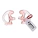 Zeadio Replacement Earmold Earbud Earpiece for Two-Way Radio Coil Tube Audio Kits, RS-04M (Pink, Medium, Pair of 1, 2nd Gen)