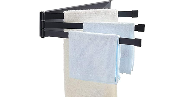 ZCM Barra De Toalla Riel De Toalla De Baño Plegable, Perchero ...
