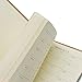 PU Leather Notebook, izBuy Retro Journal Vintage Diary Lined Memo Gift for Men/Women 200 Beige Pages,Elastic Band Stylish Wood Pattern Cover,Sky-Blue, Gel Pen Included (60-25)