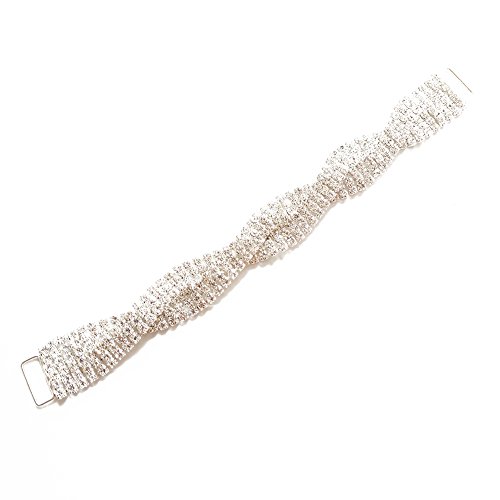 Tangpan Crystal Bikini Connector Shoes Buckle Pack of 2