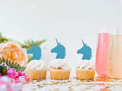 amazoncom unicorn head cupcake topper unicorn party decorations