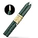 YIH 100% Pure Beeswax Handmade Taper Candles (Avocado Green) - 10 Inch Smokeless Dripless Pair - Natural Subtle Honey Smell 。